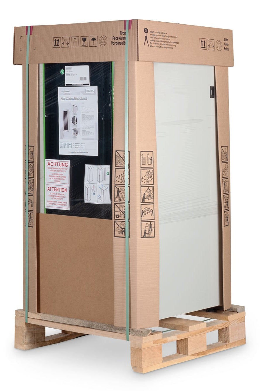 22U Patchkast 600x600x1164 mm (BxDxH) grijs