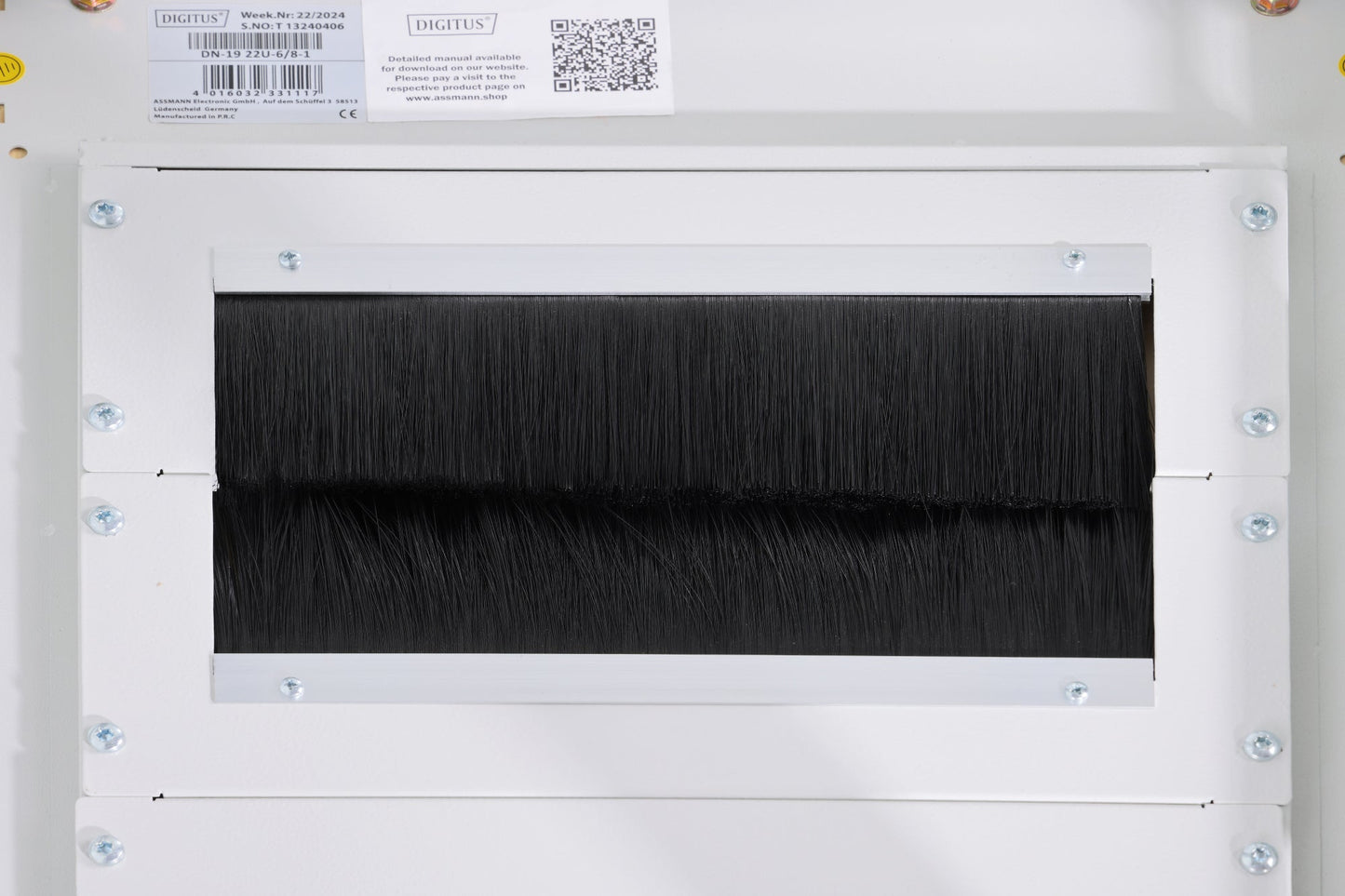 22U Patchkast 600x800x1164 mm (BxDxH) grijs