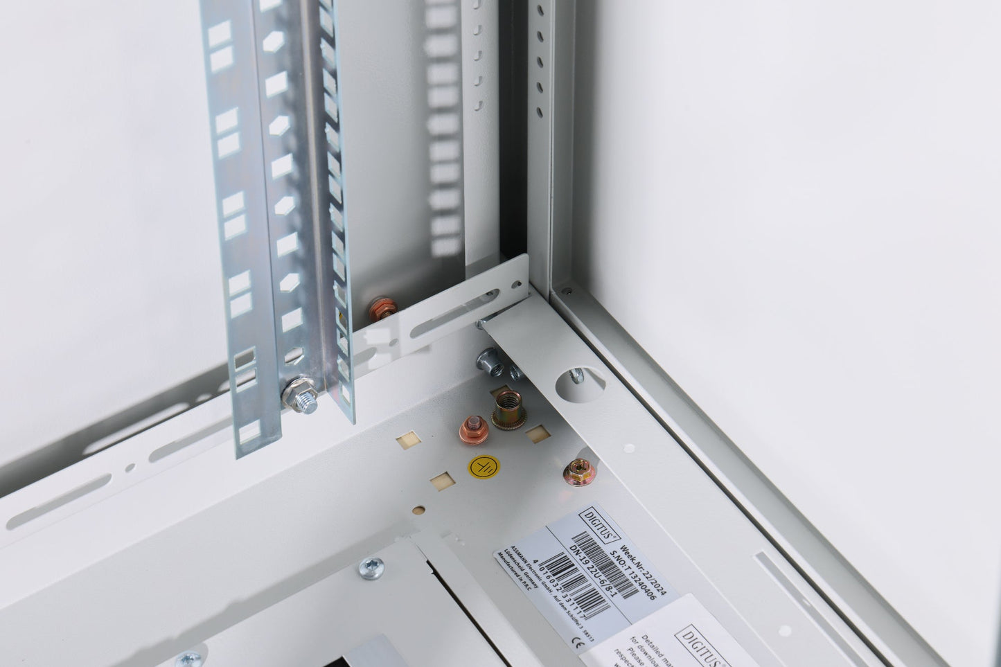 22U Patchkast 600x800x1164 mm (BxDxH) grijs