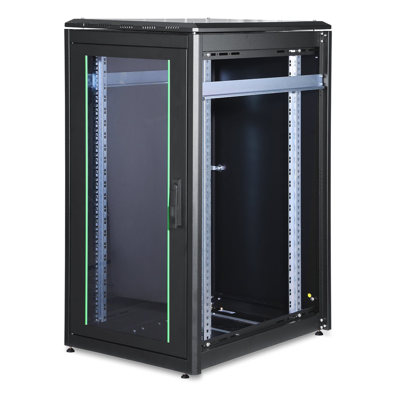 22U Patchkast 600x800x1164 mm (BxDxH) zwart