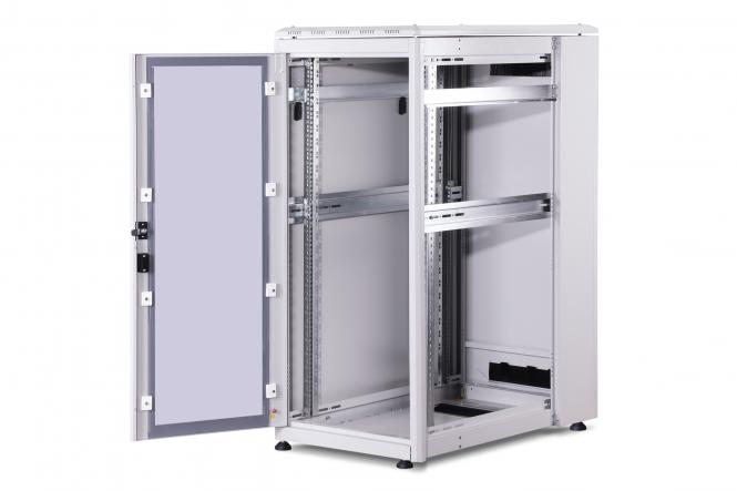 26U Patchkast 600x1000x1342 mm (BxDxH) grijs