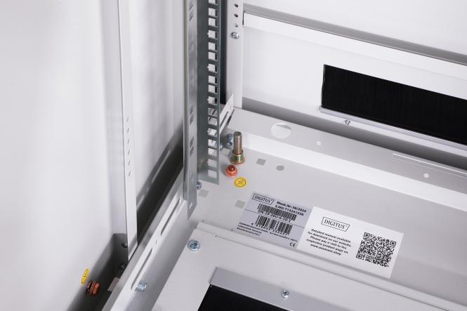 26U Patchkast 600x1000x1342 mm (BxDxH) grijs