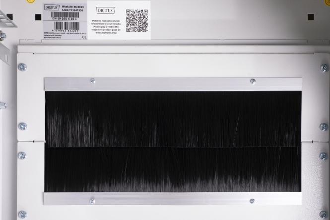 26U Patchkast 600x1000x1342 mm (BxDxH) grijs