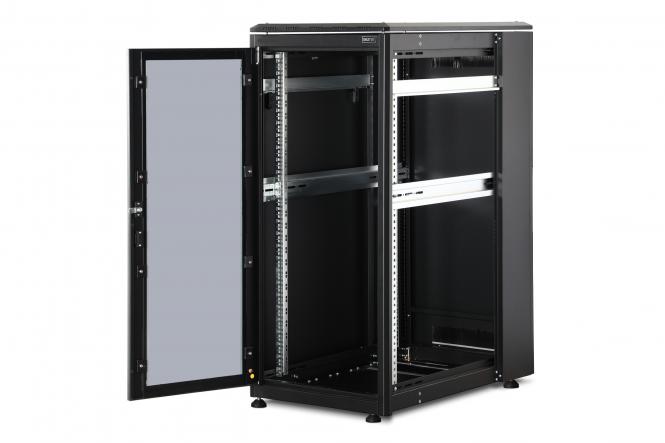 26U Patchkast 600x1000x1342 mm (BxDxH) zwart