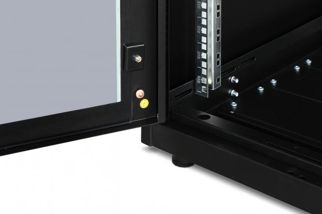 26U Patchkast 600x1000x1342 mm (BxDxH) zwart