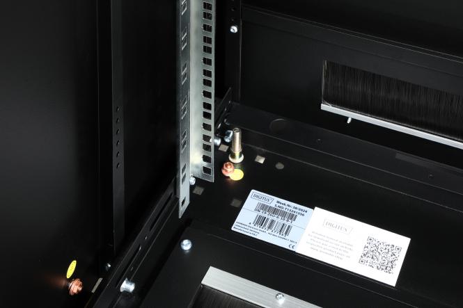 26U Patchkast 600x1000x1342 mm (BxDxH) zwart