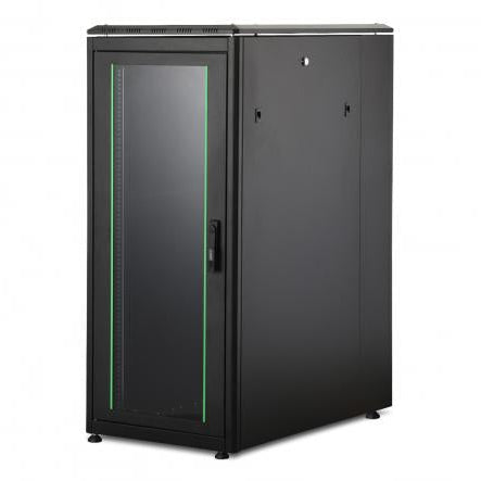 26U Patchkast 600x1000x1342 mm (BxDxH) zwart