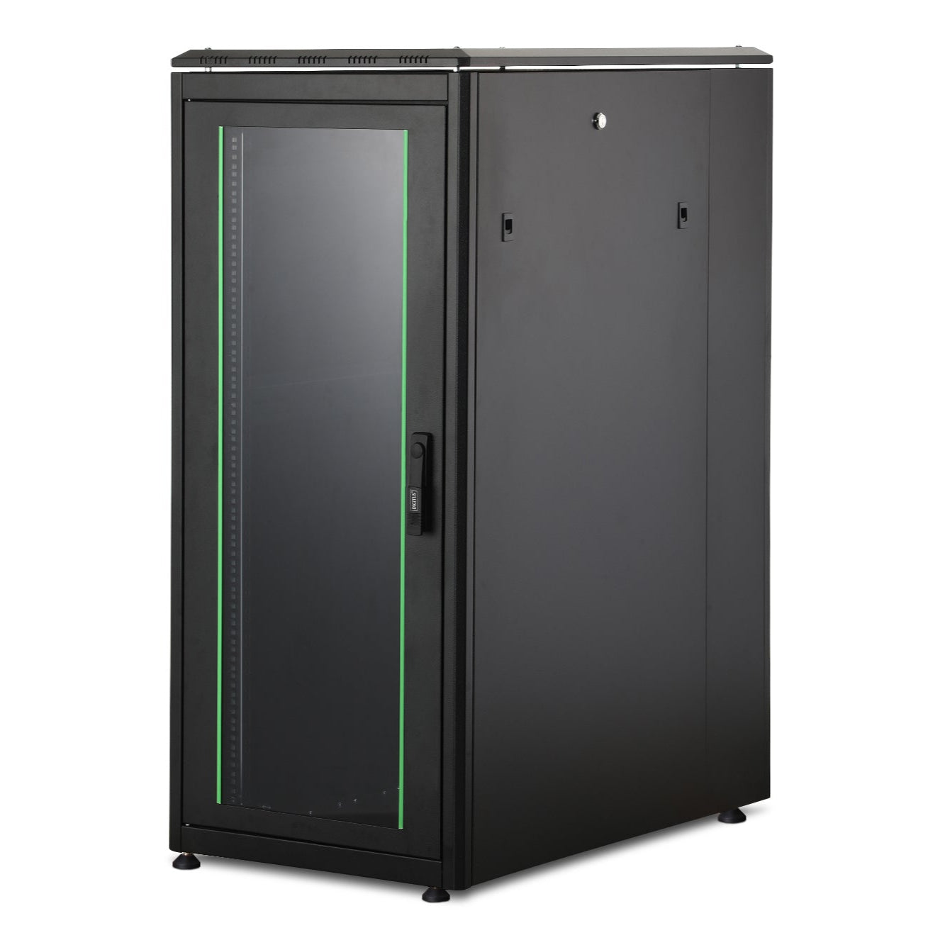 26U Patchkast 600x1000x1342 mm (BxDxH) zwart