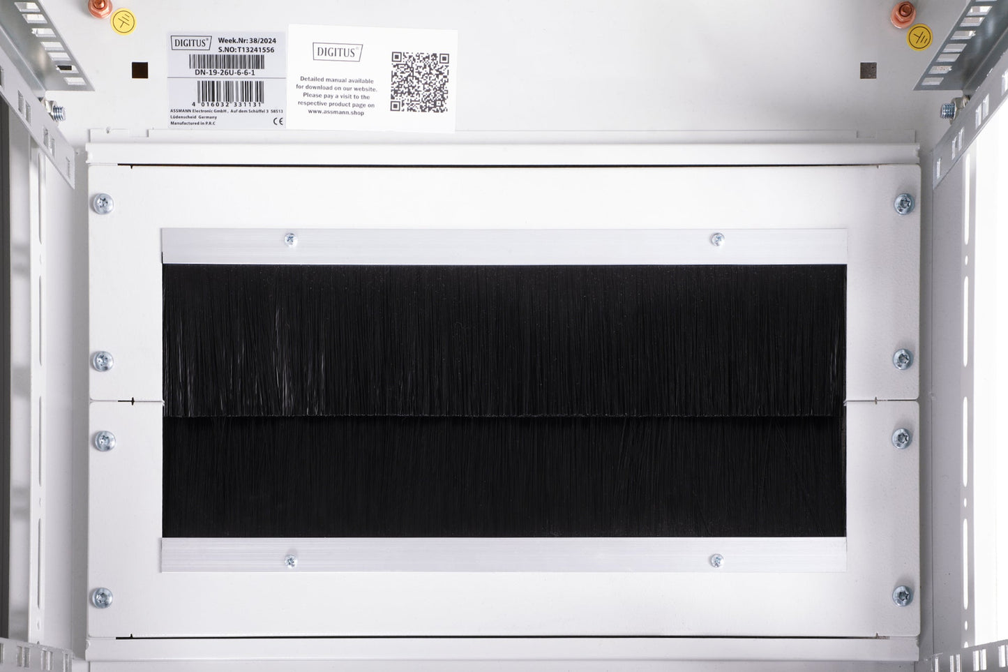 26U Patchkast 600x600x1342 mm (BxDxH) grijs