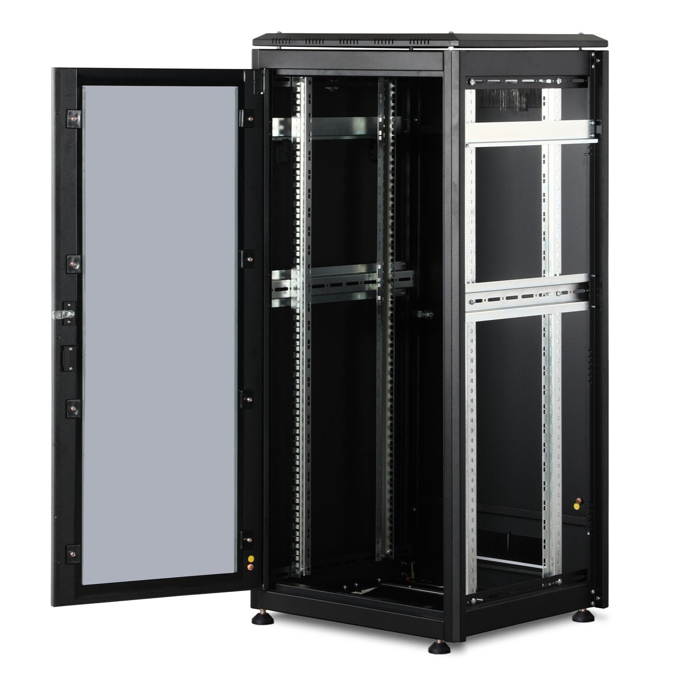 26U Patchkast 600x600x1342 mm (BxDxH) zwart