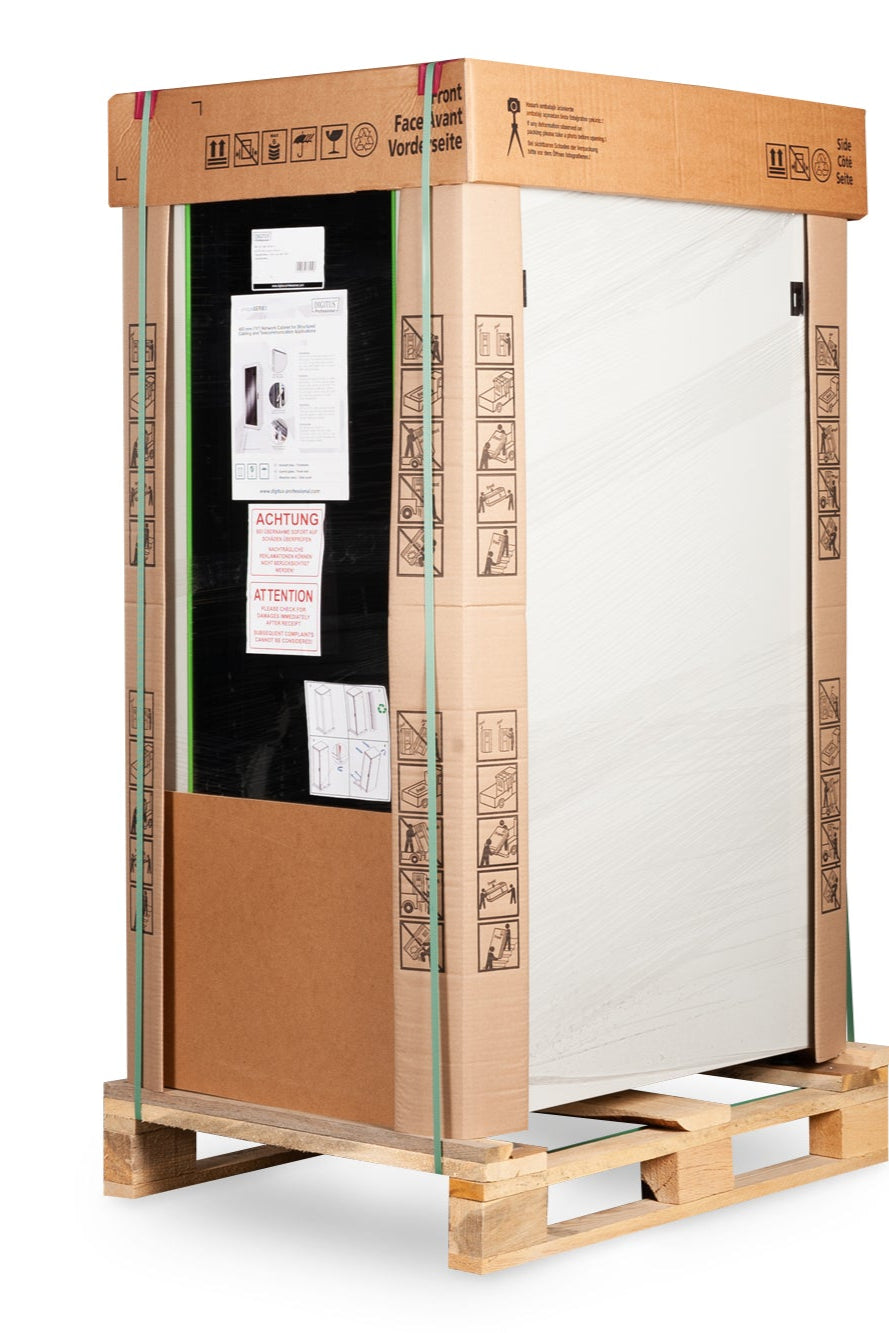 26U Patchkast 600x800x1342 mm (BxDxH) grijs