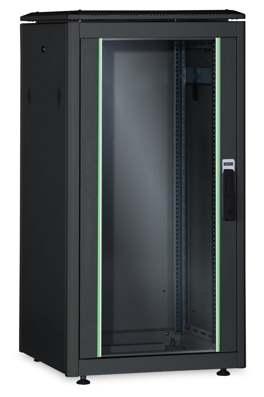 26U Patchkast 800x1000x1342 mm (BxDxH) zwart