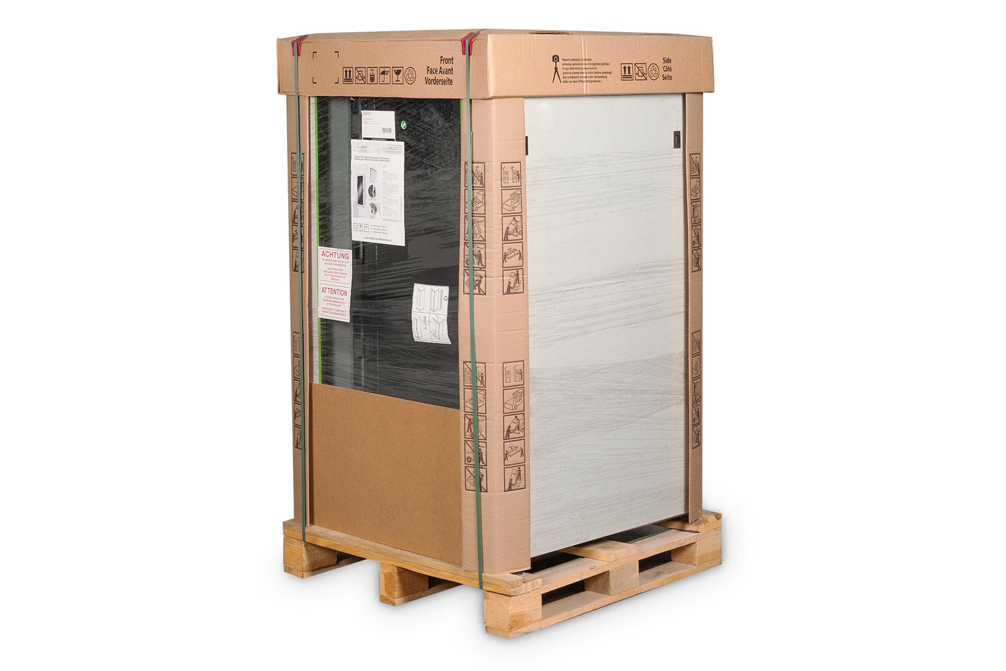 26U Patchkast 800x800x1342 mm (BxDxH) grijs