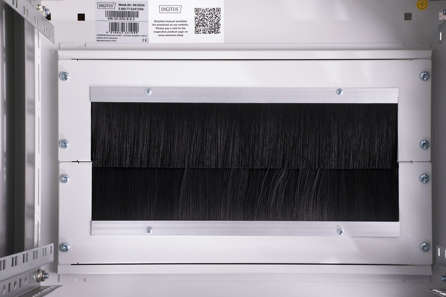 32U Patchkast 600x600x1609 mm (BxDxH) grijs