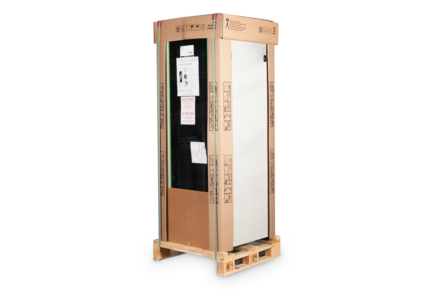 32U Patchkast 600x600x1609 mm (BxDxH) grijs
