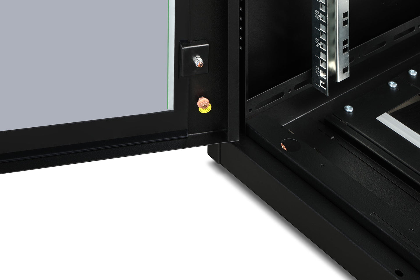 32U Patchkast 600x600x1609 mm (BxDxH) zwart