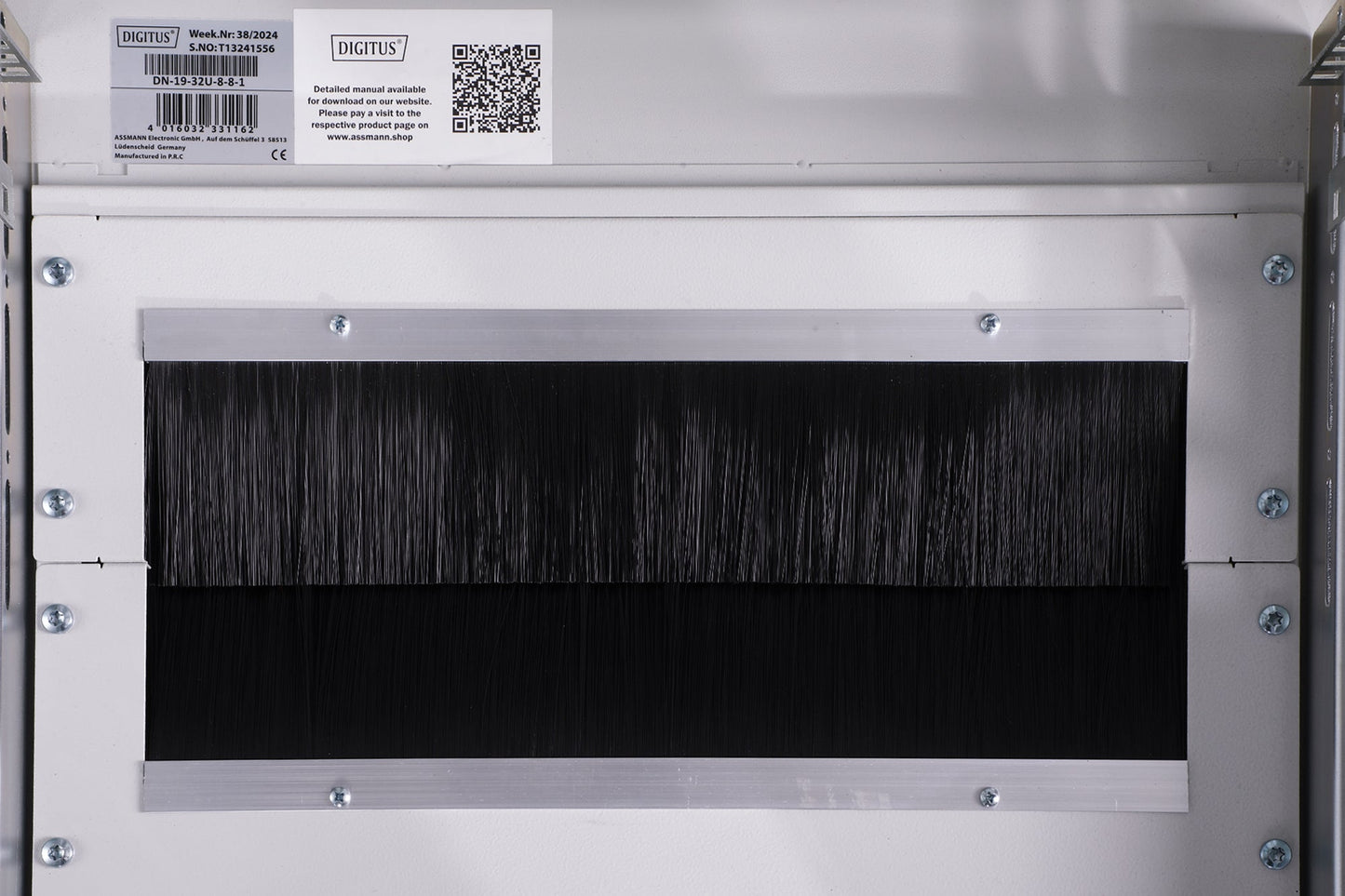 32U Patchkast 800x800x1609 mm (BxDxH) grijs