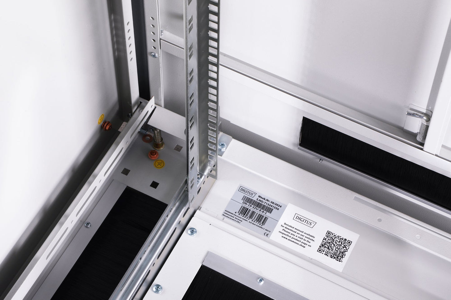 32U Patchkast 800x800x1609 mm (BxDxH) grijs
