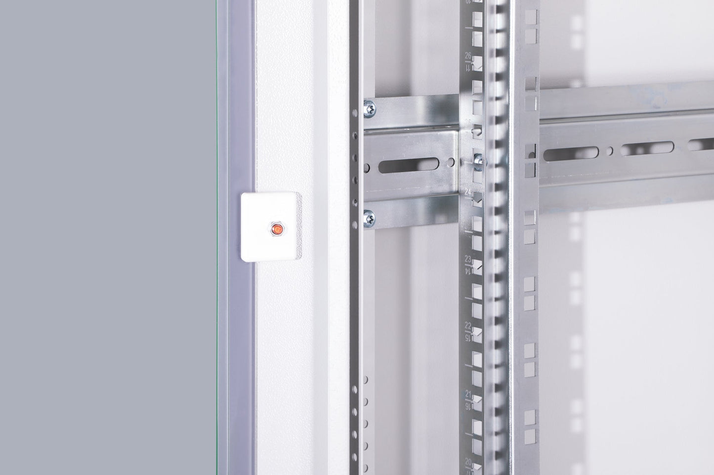 36U Patchkast 600x600x1787 mm (BxDxH) grijs