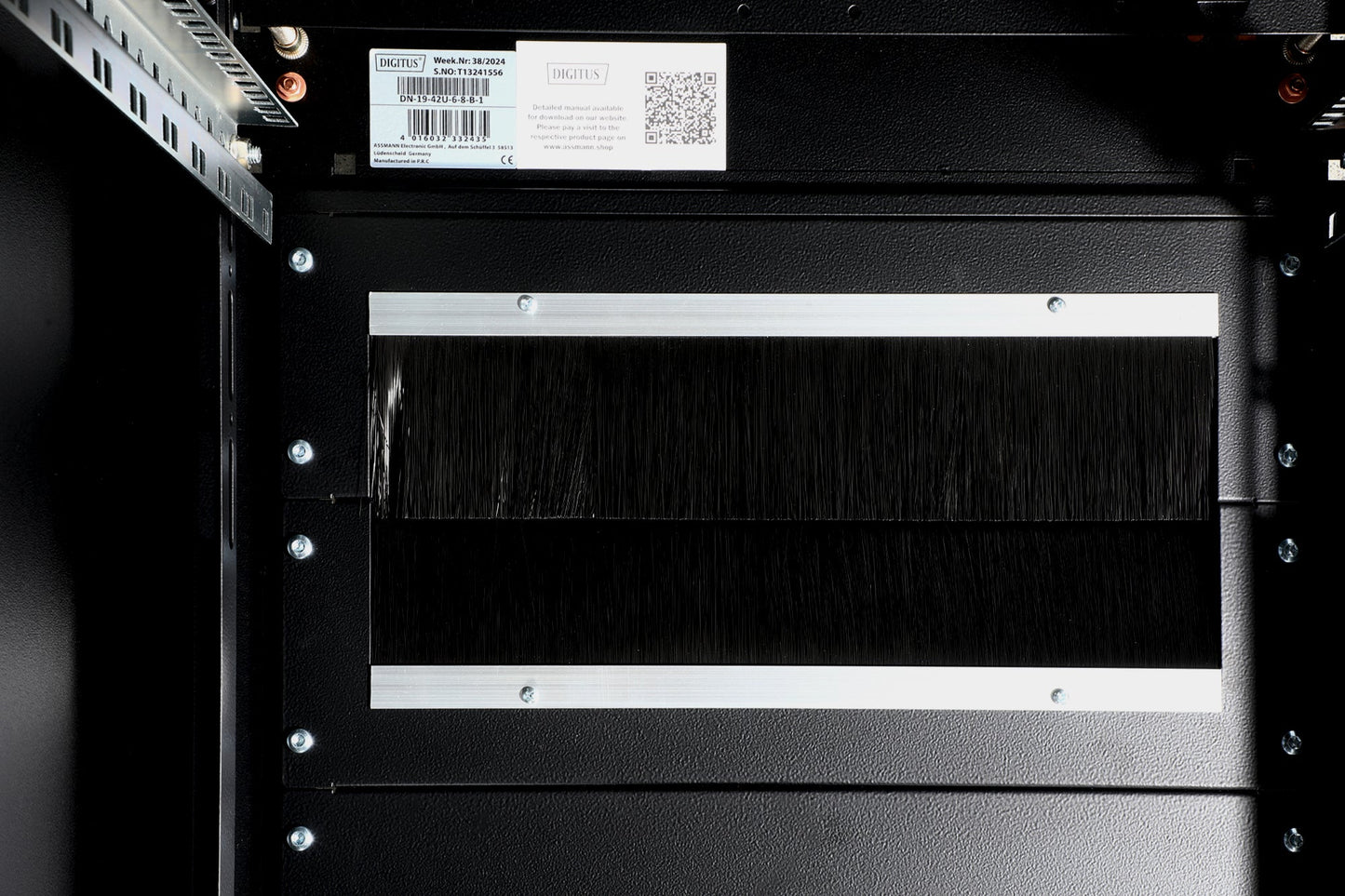 42U Patchkast 600x800x2053 mm (BxDxH) zwart