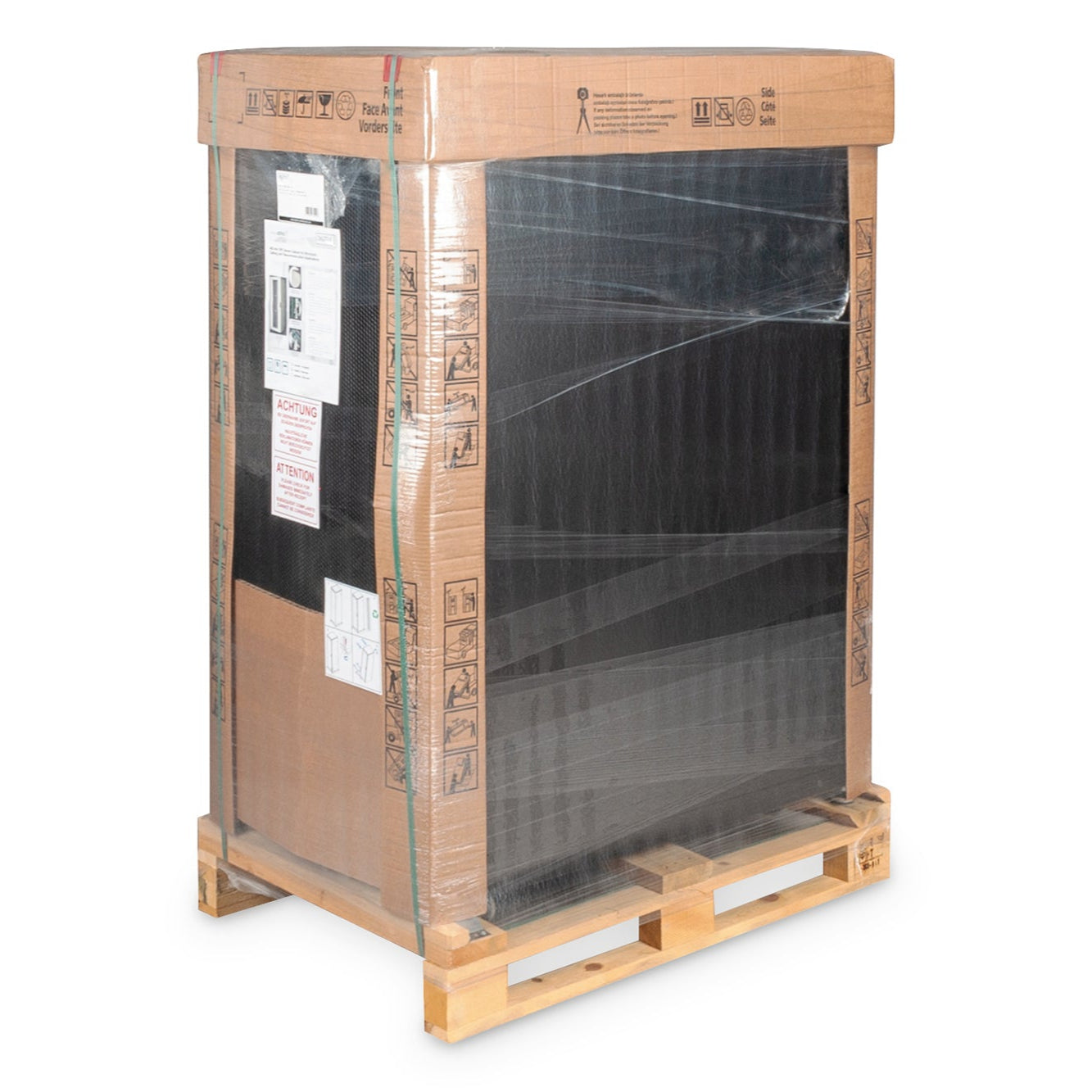 26U serverkast met geperforeerde deuren 600x1000x1340mm (BxDxH) zwart