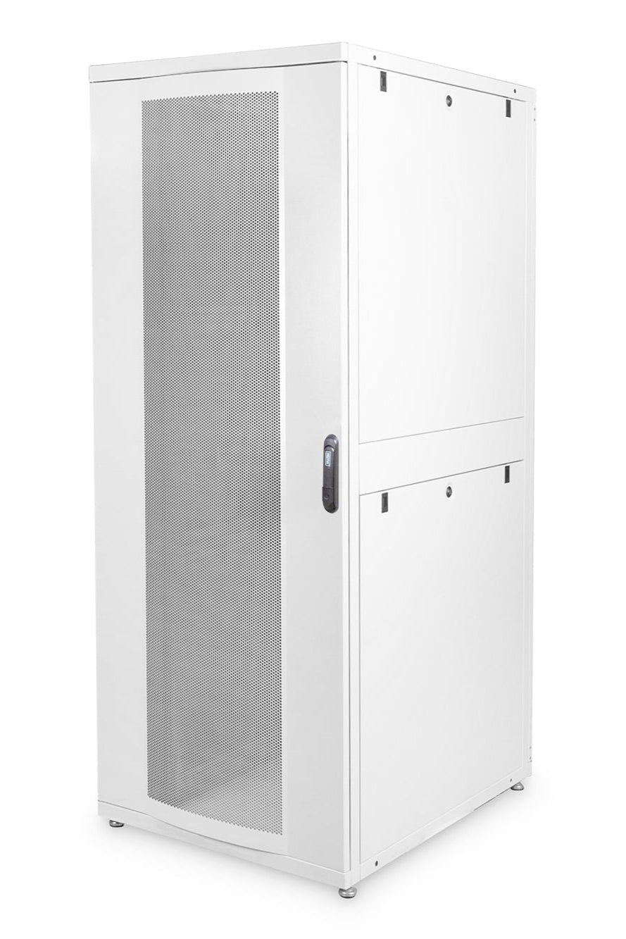 42U serverkast met geperforeerde deuren 800x1000x2050mm (BxDxH) grijs