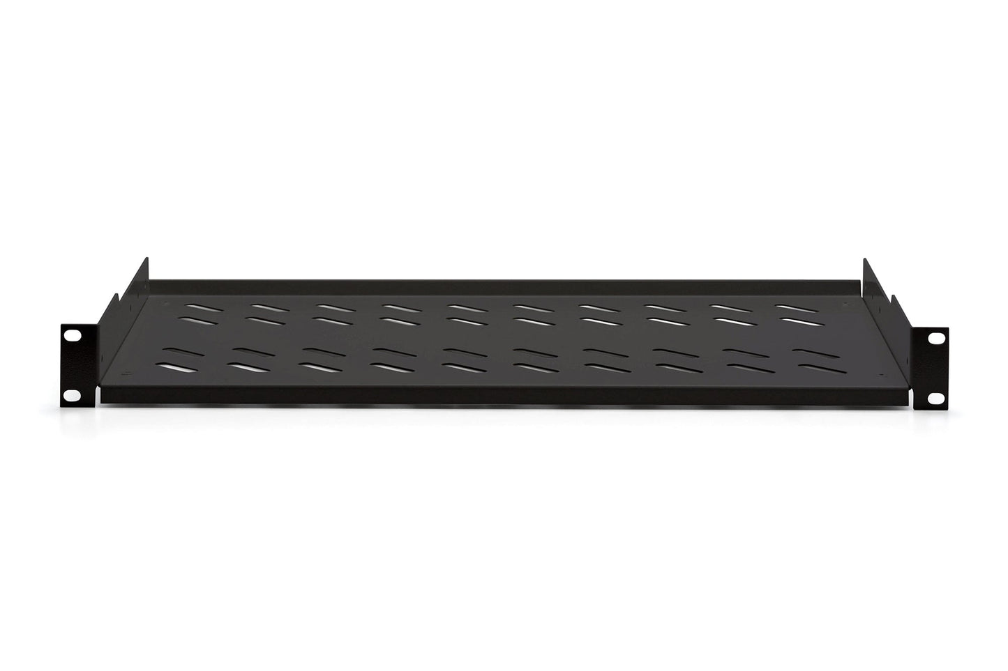 1U legbord 250mm voor kasten vanaf 400mm diepte max. 15 kg zwart