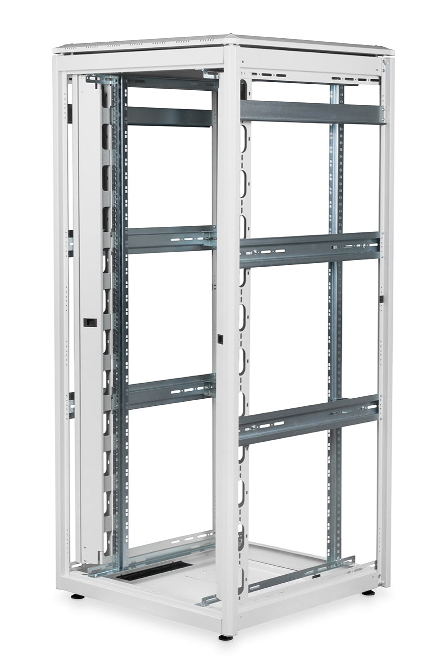 42U serverkast met geperforeerde deuren 800x800x2053mm (BxDxH) grijs