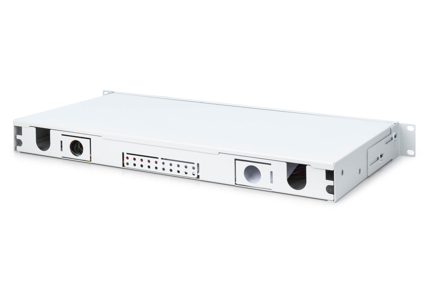 Glasvezel patchpaneel gemonteerd 12 poorten LC OS2