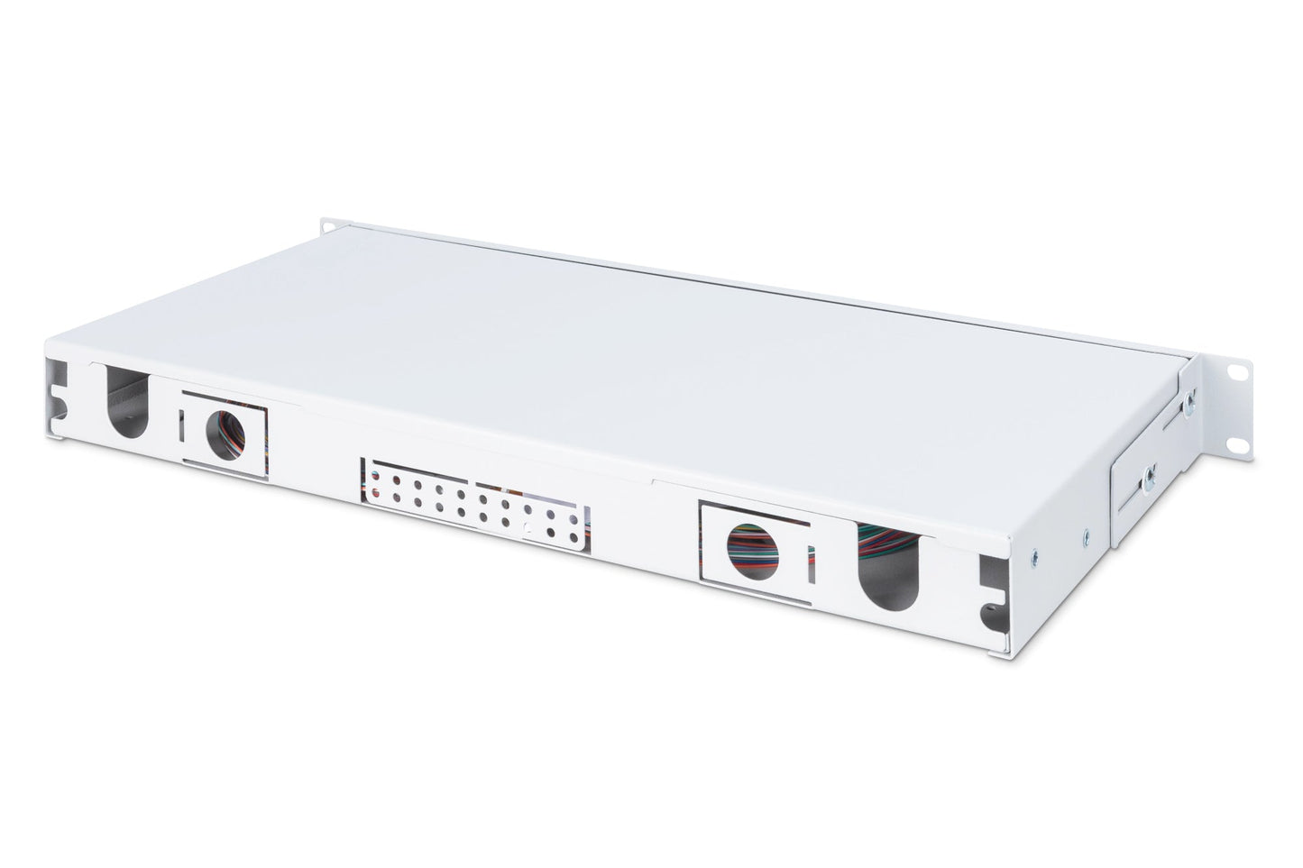 Glasvezel patchpaneel gemonteerd 24 poorten LC OS2