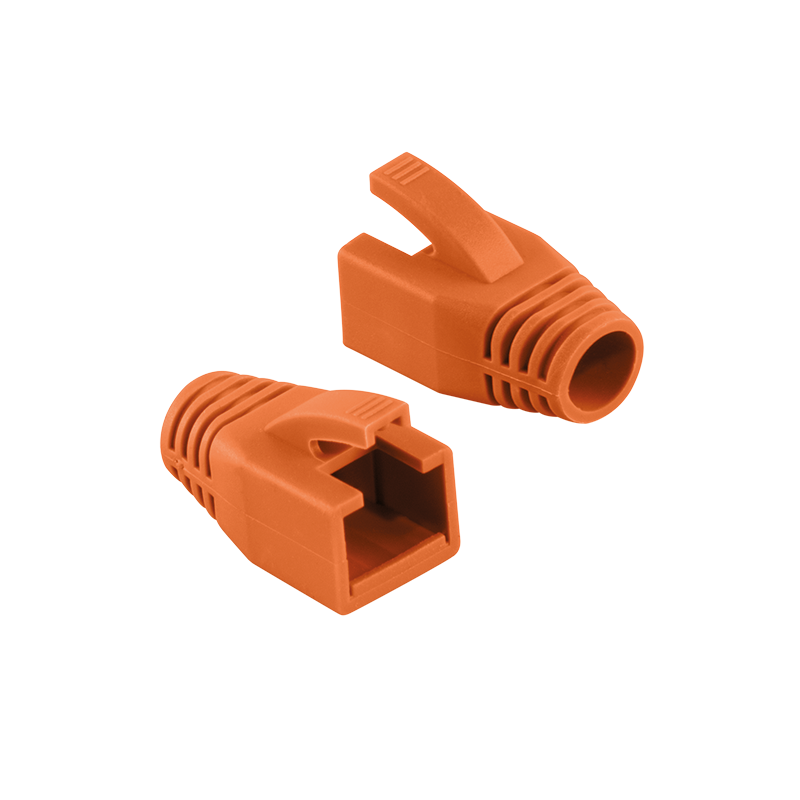 RJ45 Tule 8mm oranje 50 stuks