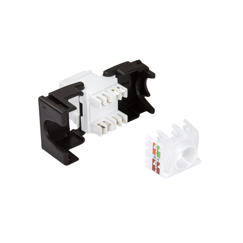 CAT6a keystone jack RJ45 UTP toolless
