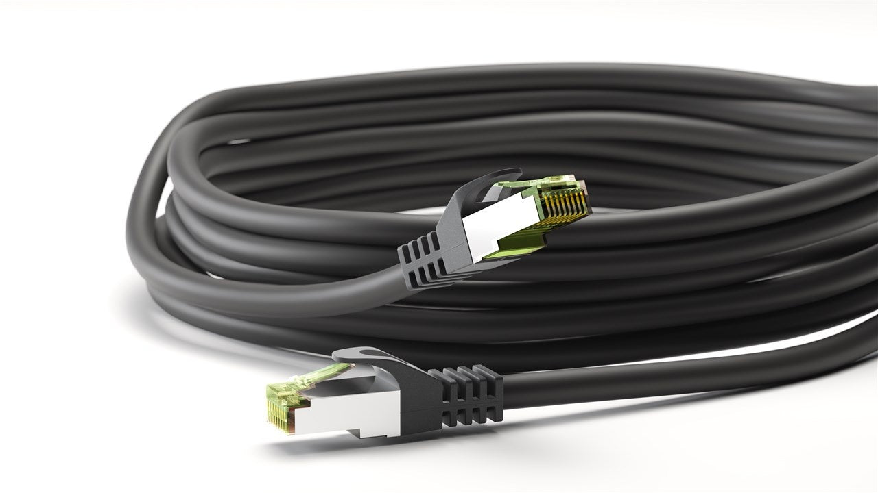 CAT8.1 S/FTP LSZH 1M Zwart GHMT gecertificeerd