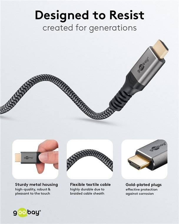 DisplayPort™ naar HDMI™-kabel, 4K @ 60 Hz 5M