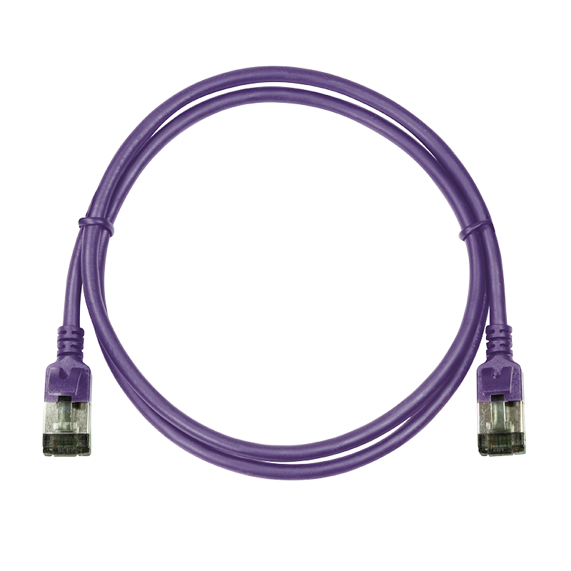 CAT6a U/FTP Ultraflex, 100% koper, paars, 5M