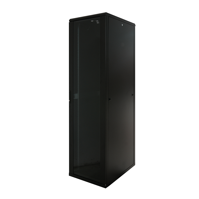 22U serverkast met glazen deur 600x600x1166mm (BxDxH)