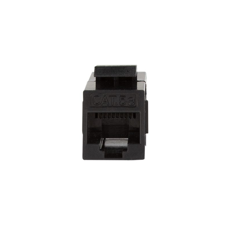 CAT5e keystone koppelstuk UTP zwart
