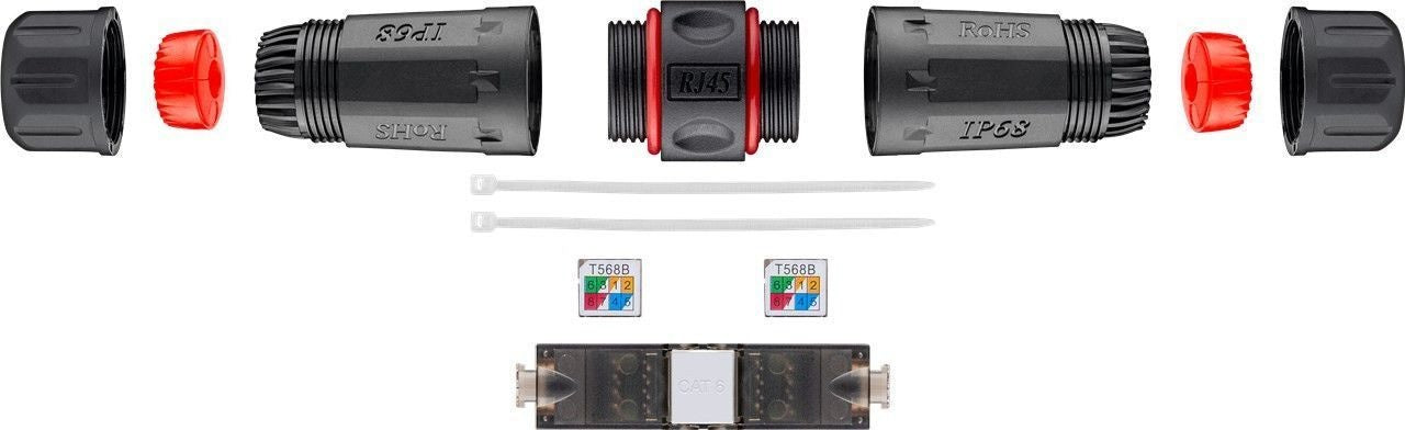CAT6 UTP toolless outdoor koppelstuk