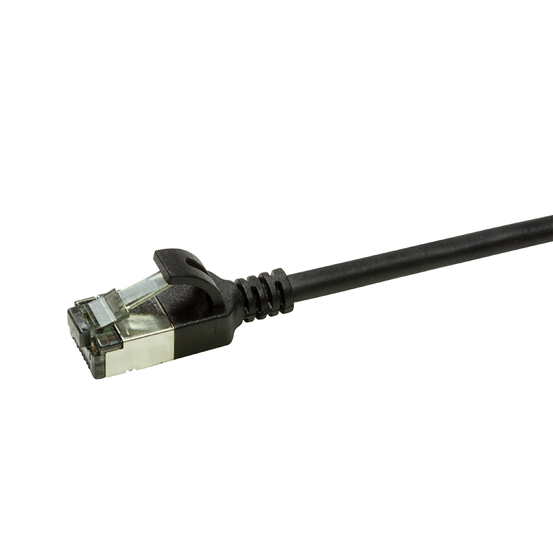 CAT6a U/FTP Ultraflex, 100% koper, zwart, 3M