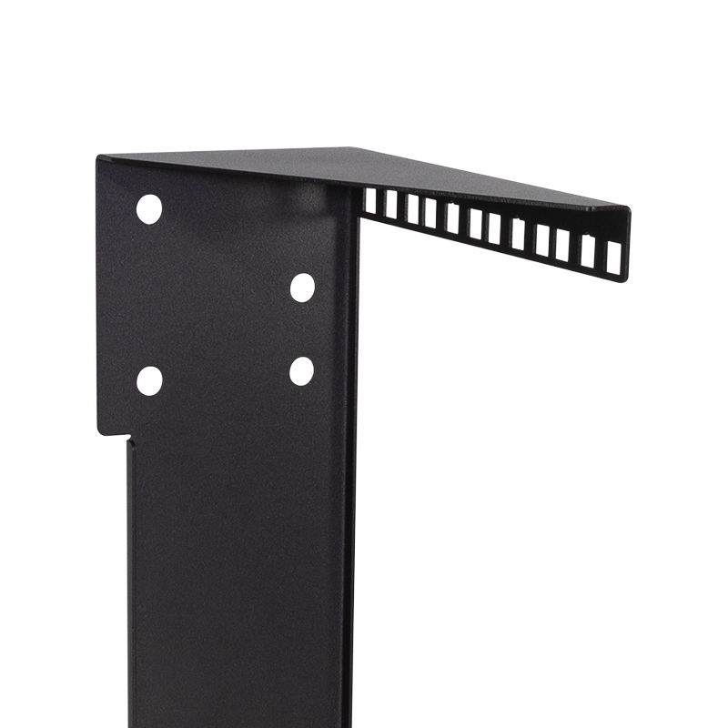 19" verticale muurbeugel 4U zwart