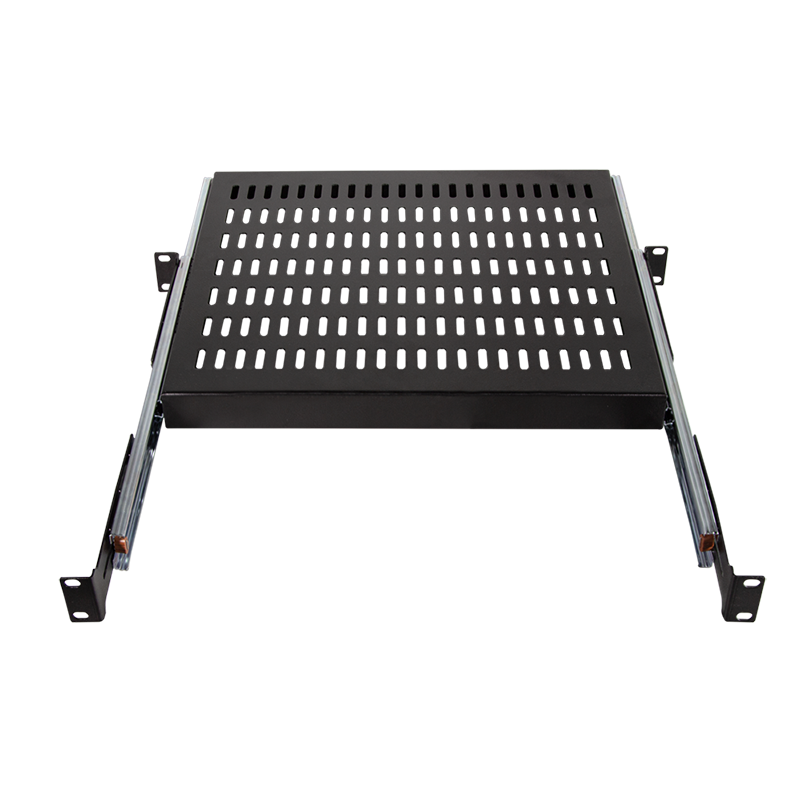 1U Uitschuifbaar legbord voor serverkasten van 800mm diepte