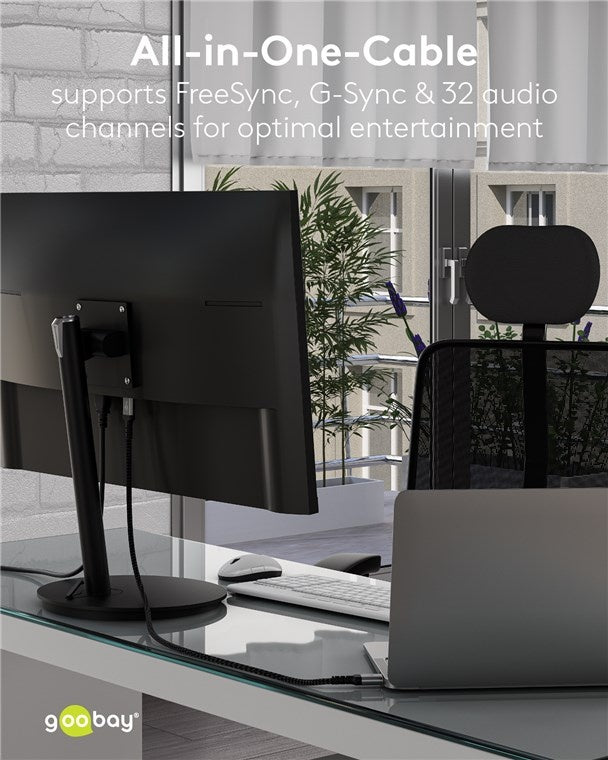 DisplayPort™ Kabel, 8K @ 60 Hz 5M