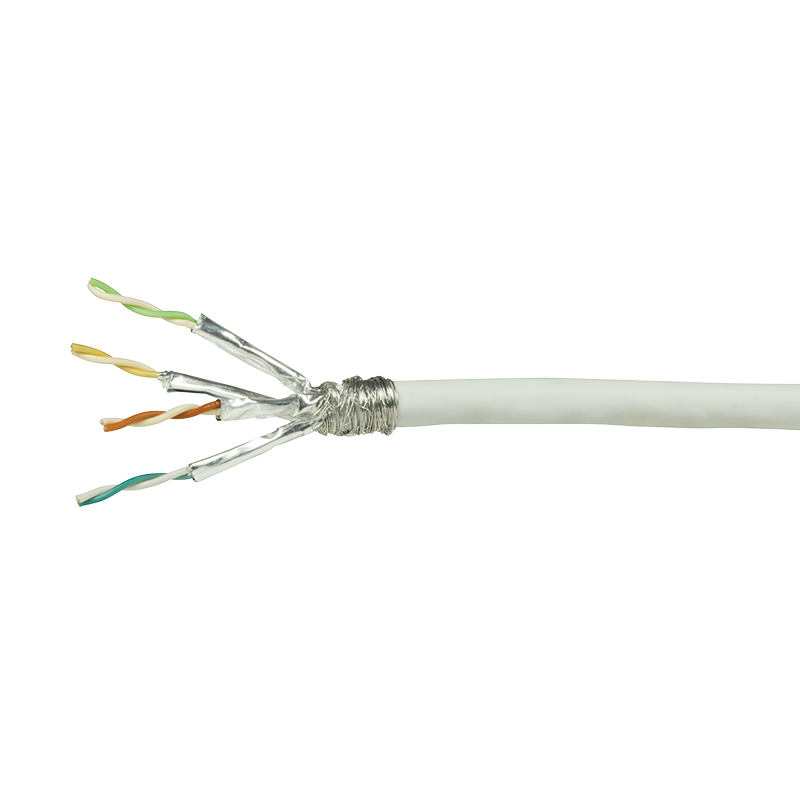S/FTP CAT6 netwerkkabel stug 305M CCA wit