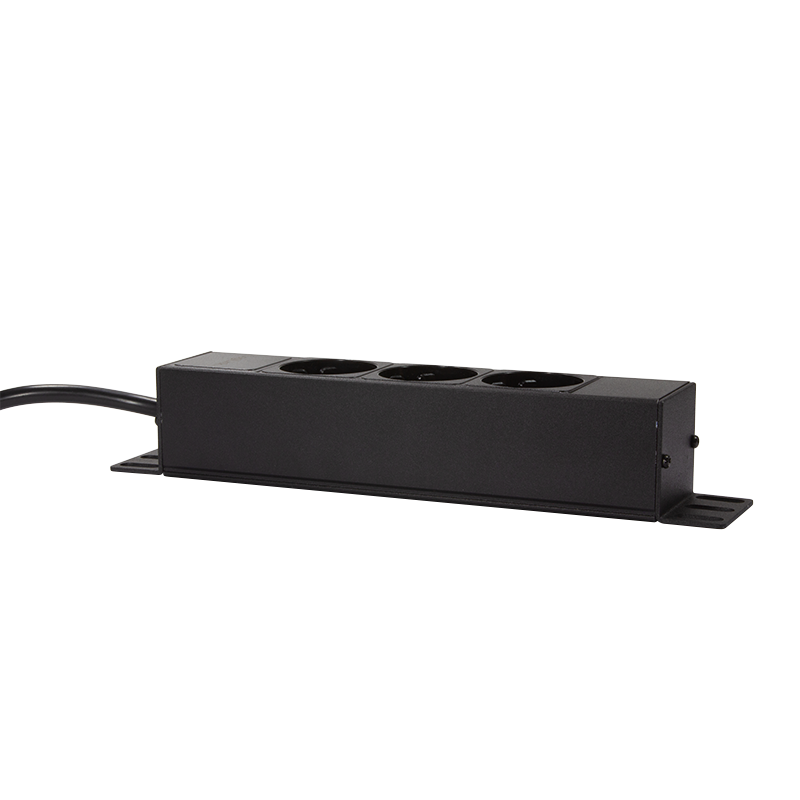 1U 3 voudige stekkerdoos voor 10'' serverrack