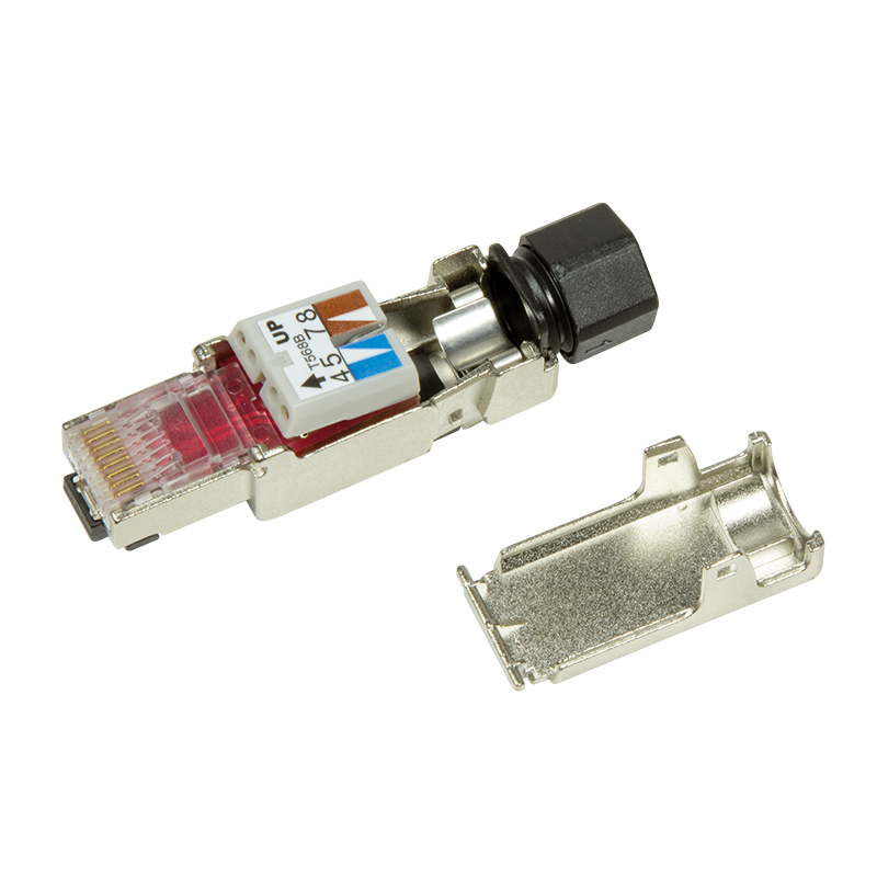 CAT6a Toolless RJ45 Connector - STP voor soepele en stugge kabel