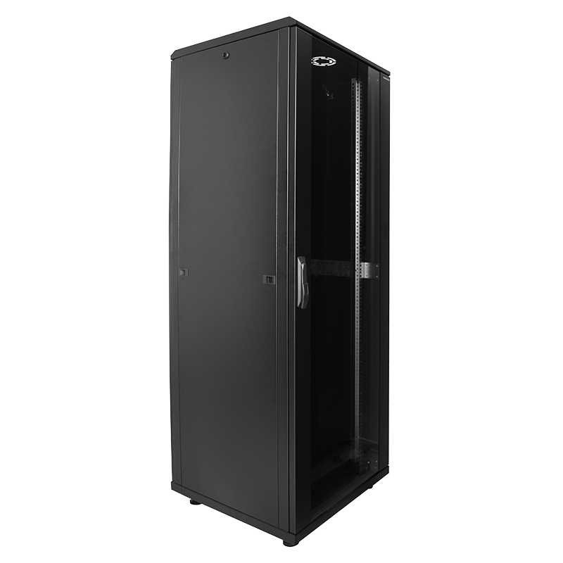 22U serverkast met glazen deur 600x600x1166mm (BxDxH)