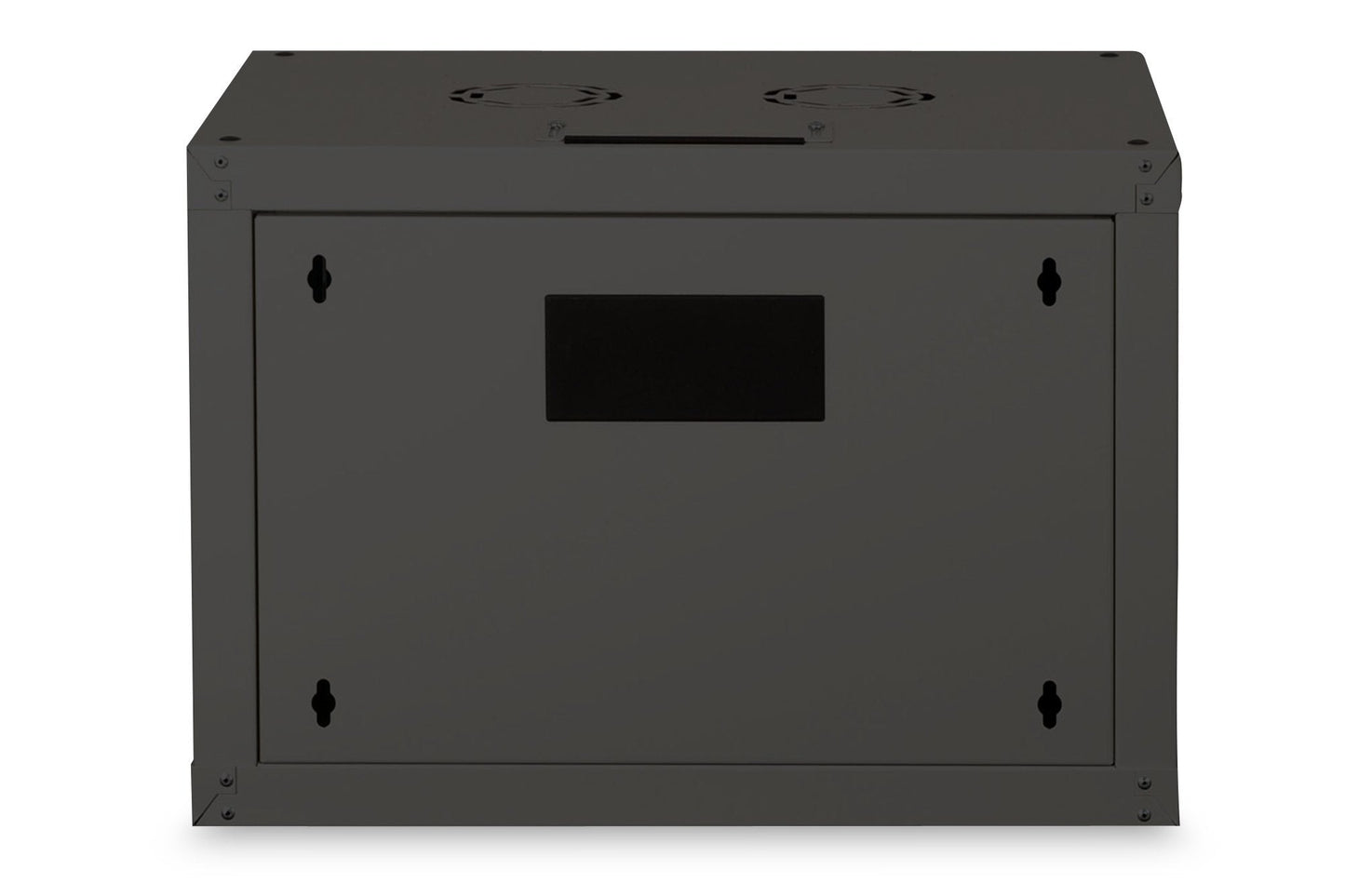 7U wandkast, Uniek 600x450x420 mm, kleur zwart (RAL 9005)