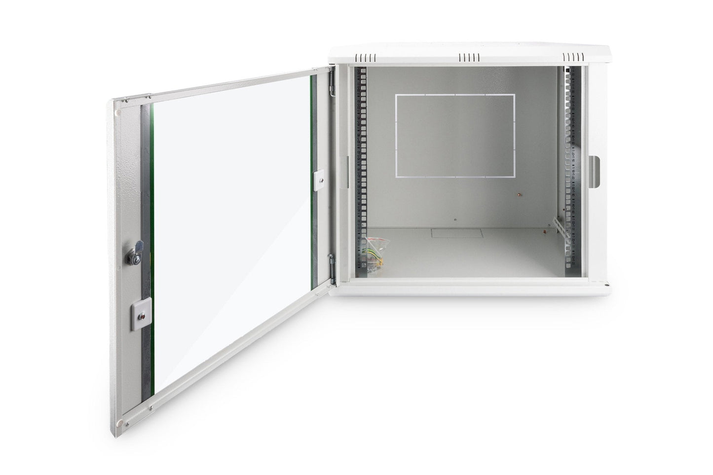 12U wandkast, Dynamic 600x450x611 mm, kleur grijs (RAL 7035)