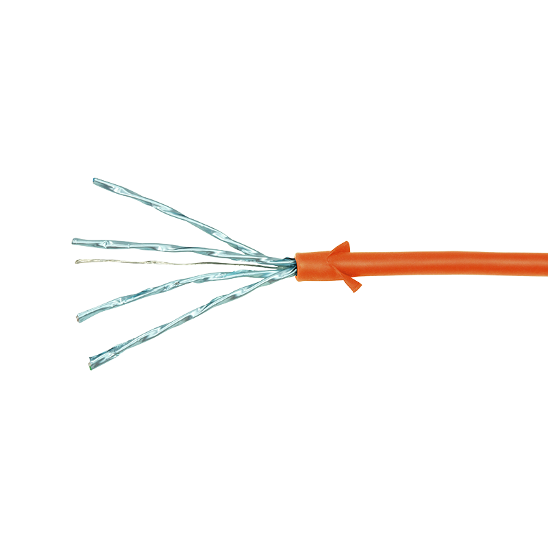 CAT6a U/FTP Ultraflex, 100% koper, oranje, 5M