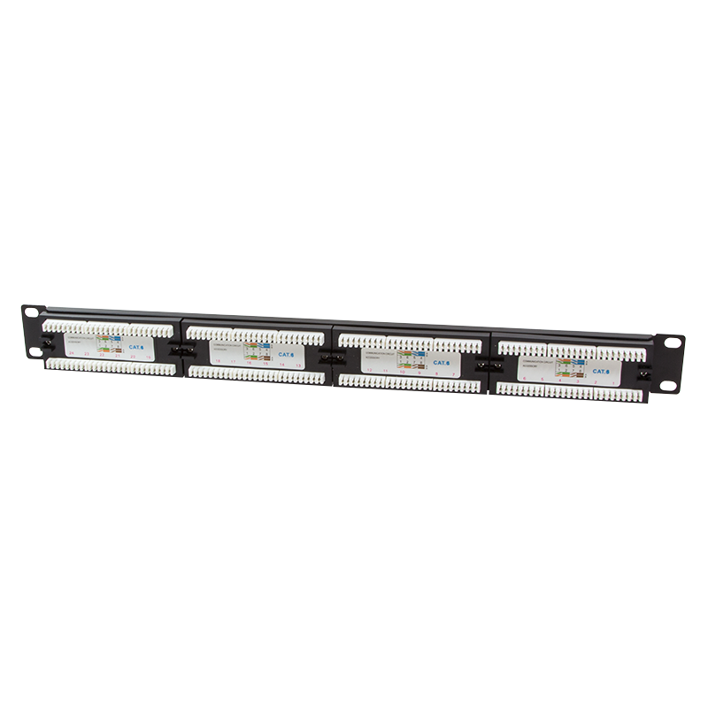 Patchpanel 24 Poorts CAT6 RJ45